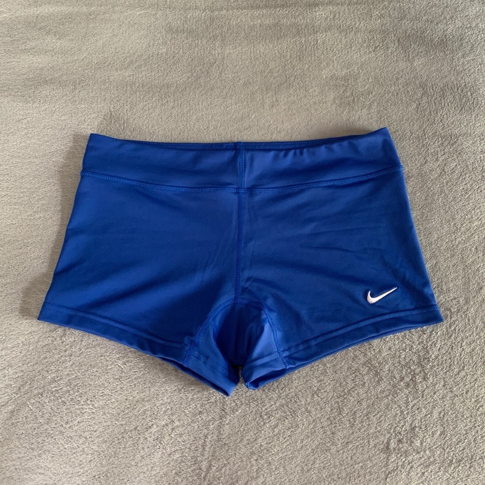 blue nike volleyball shorts